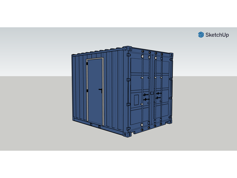 Shipping Container Conversions 10ft WorkBox click to zoom image