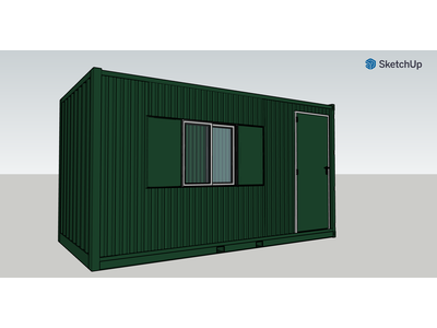 Shipping Container Conversions 15ft WorkBox click to zoom image