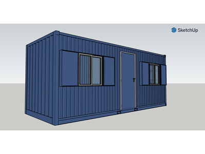 Shipping Container Conversions 20ft WorkBox click to zoom image