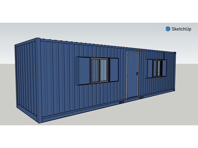 Shipping Container Conversions 25ft WorkBox click to zoom image