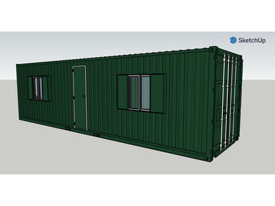 Shipping Container Conversions 30ft WorkBox click to zoom image