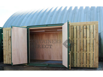 Shipping Container Conversions 20ft cladded storeroom with extras