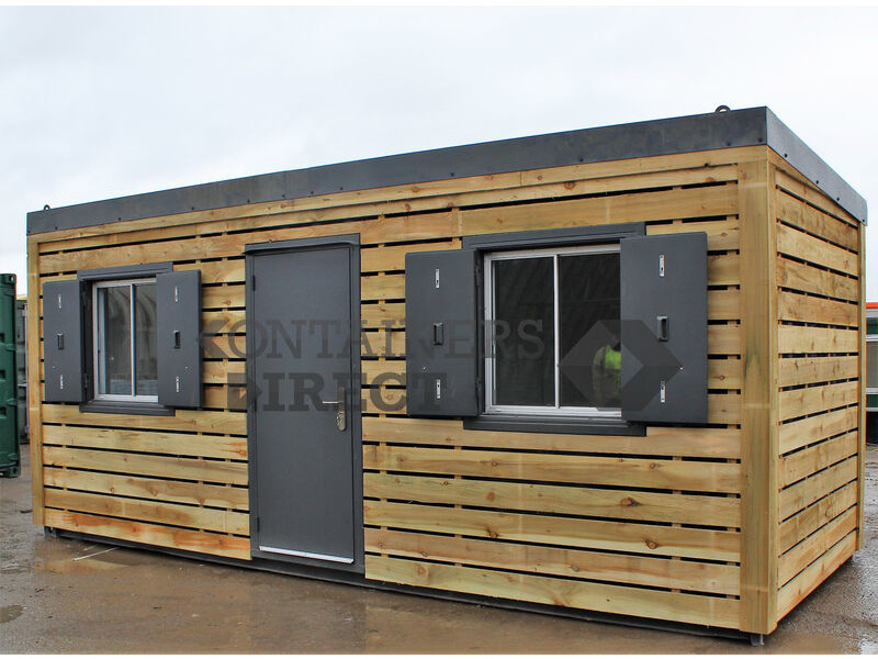Shipping Container Conversions 20ft ModiBox[REG] with sloping roof click to zoom image