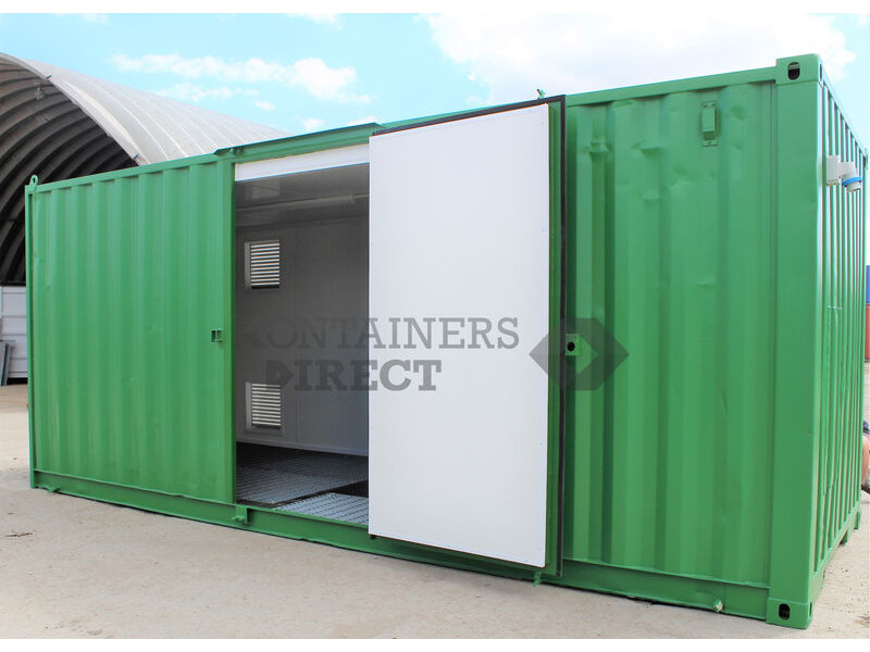 Shipping Container Conversions 20ft Falcon - S1 side door, lined click to zoom image