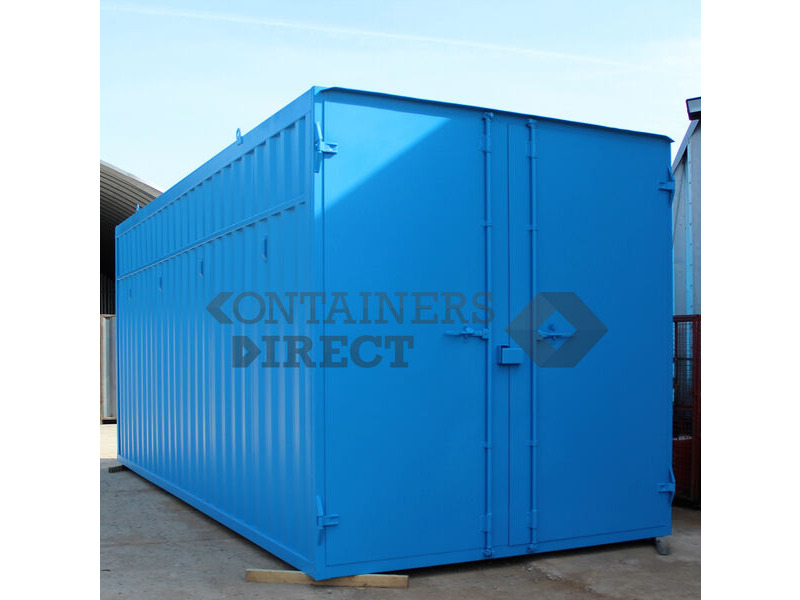 Shipping Container Conversions Extra large JCB garage click to zoom image