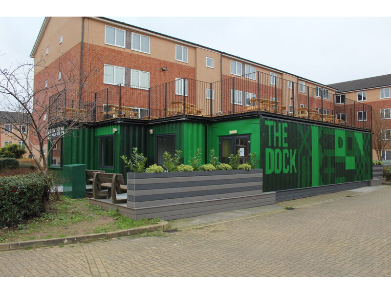 Shipping Container Conversions Student amenity block - 4 x 35ft containers click to zoom image
