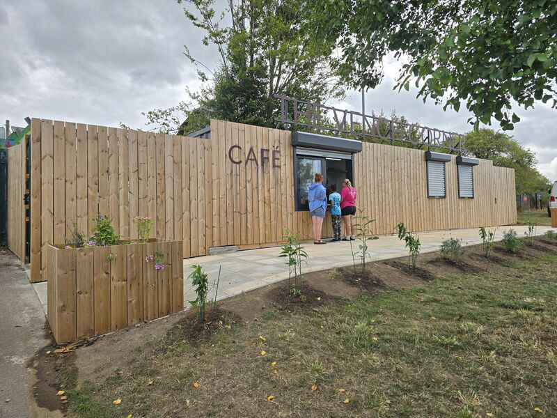 Shipping Container Conversions Community playground cafe click to zoom image