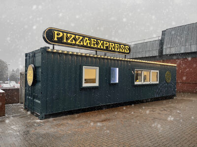 Shipping Container Conversions 40ft Pizza Express Pod click to zoom image