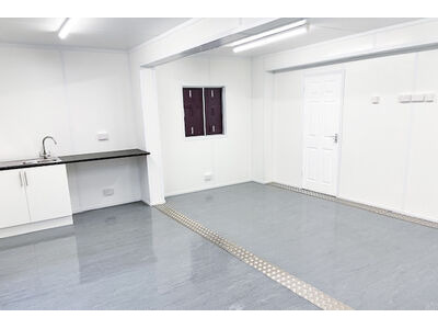 Shipping Container Conversions 20ft x 24ft StudyBox[REG] classroom with patio doors click to zoom image