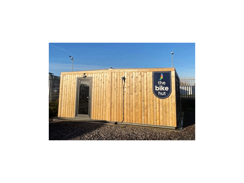 Shipping Container Conversions 20ft x 20ft Bike Hub click to zoom image