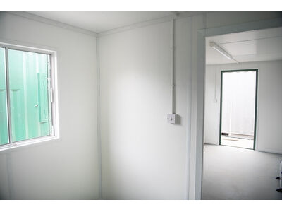 Shipping Container Conversions 20ft ModiBox[REG] partitioned office click to zoom image