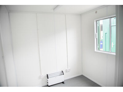 Shipping Container Conversions 20ft ModiBox[REG] partitioned office click to zoom image