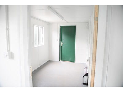 Shipping Container Conversions 20ft ModiBox[REG] partitioned office click to zoom image