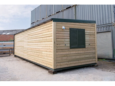 Shipping Container Conversions 35ft x 10ft extra office click to zoom image