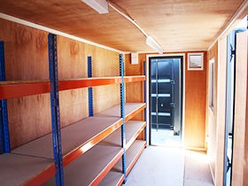 CONTAINER SHELVING