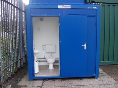 TOILET CABINS 8ft double toilet cabin CTX08