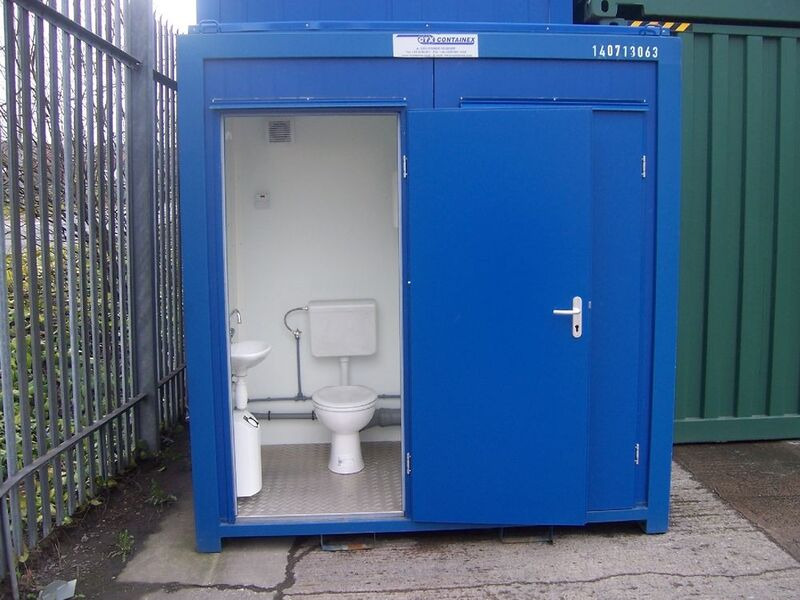 TOILET CABINS 8ft double toilet cabin CTX08 click to zoom image