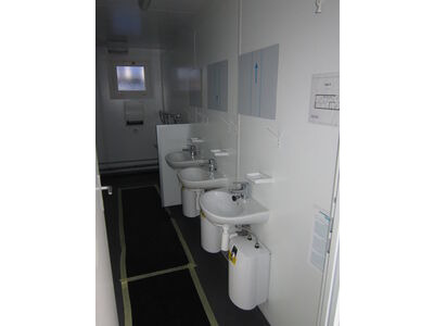 TOILET CABINS 16ft toilet cabin CTX16E click to zoom image