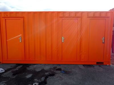Shipping Container Conversions 18ft ply lined office and store click to zoom image