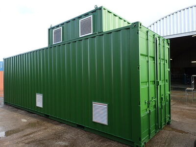 Shipping Container Conversions 30ft boiler house
