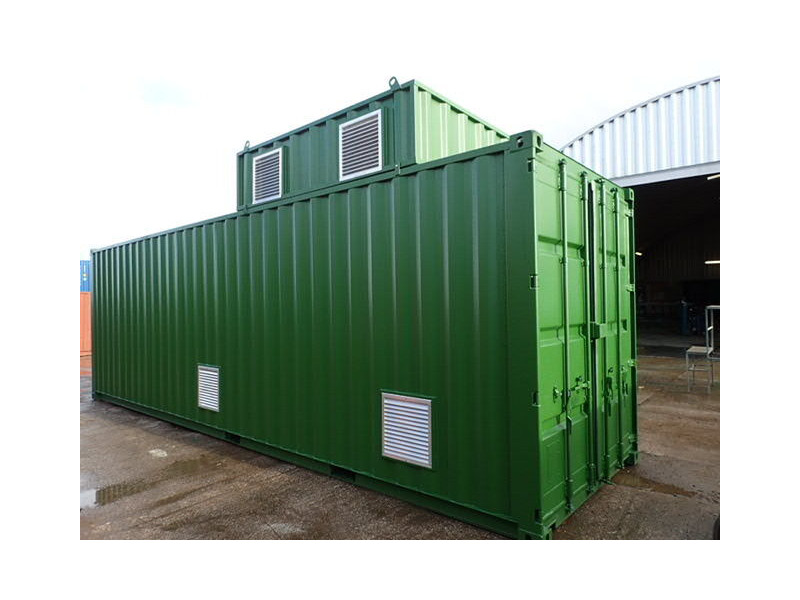 Shipping Container Conversions 30ft boiler house click to zoom image