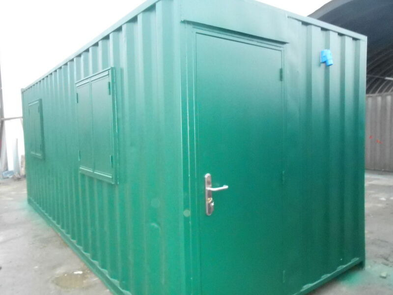 Shipping Container Conversions 21ft staff canteen click to zoom image
