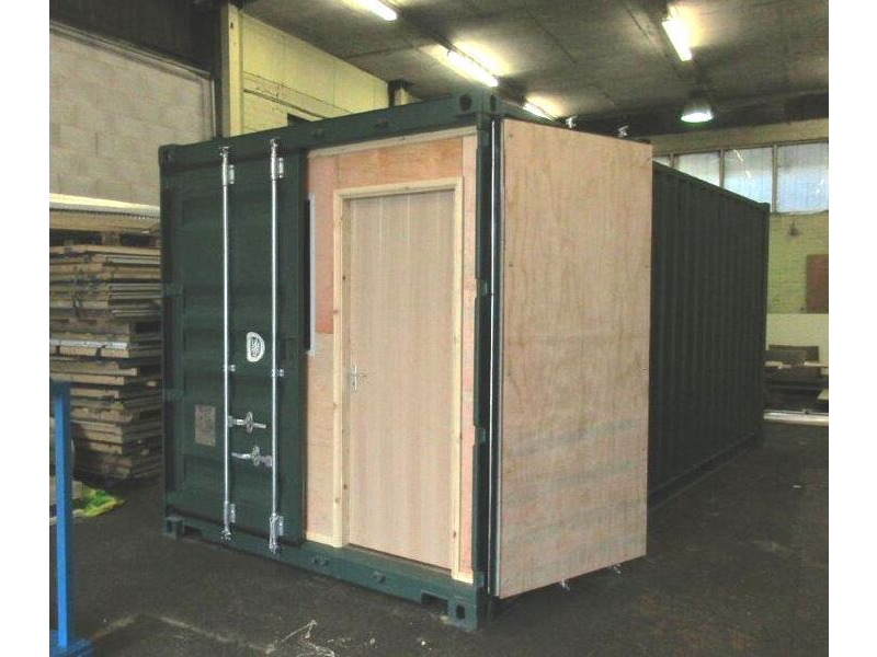 Shipping Container Conversions 20ft laboratory click to zoom image