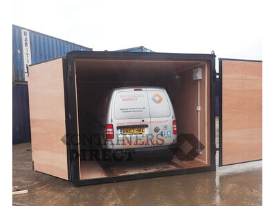 Shipping Container Conversions Garage unit 15ft x 10ft
