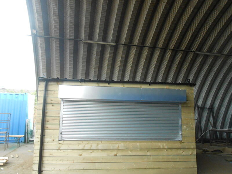 Shipping Container Conversions 13ft x 9ft tuck shop click to zoom image