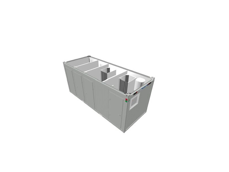 TOILET CABINS 20ft CTX 2 x 2 toilet and shower cubicle click to zoom image