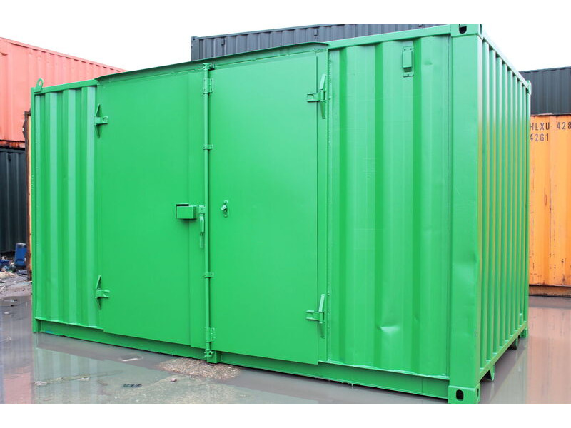 SHIPPING CONTAINERS 15ft Side Doors, Ply Lined and Electrics click to zoom image