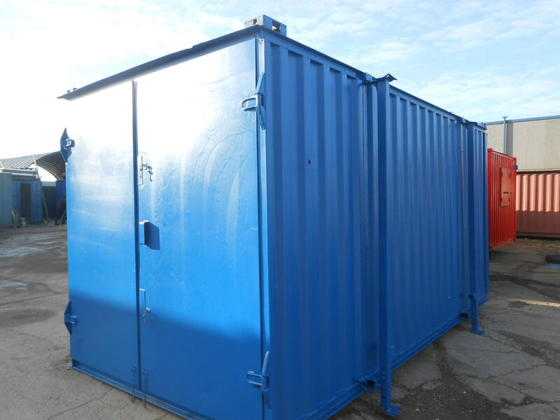SHIPPING CONTAINERS 18ft S1 with Bike Hooks 24254 click to zoom image