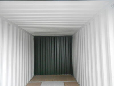 SHIPPING CONTAINERS 15ft Original Doors Green CO150002 click to zoom image