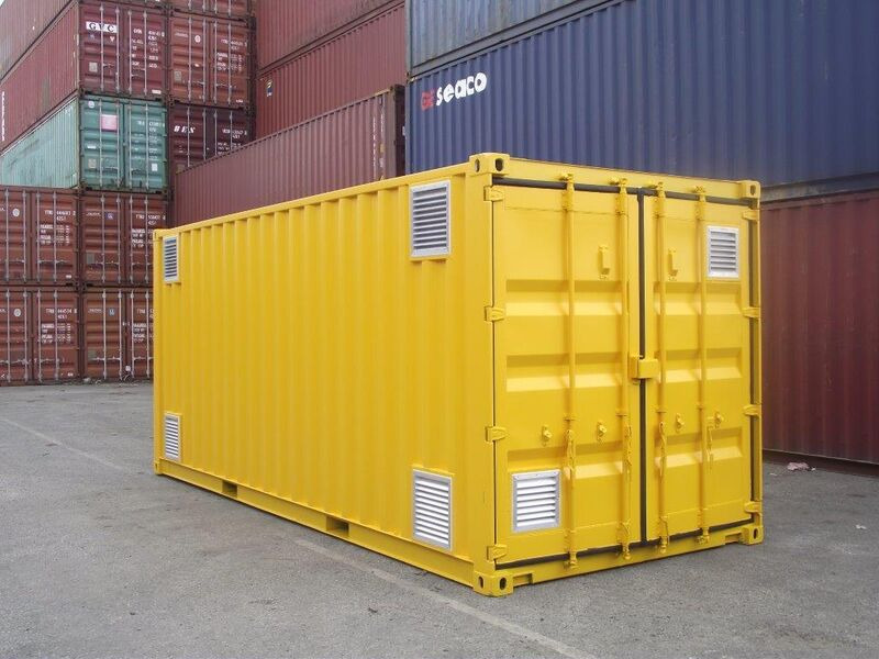 SHIPPING CONTAINERS 20ft Falcon Chemical Store click to zoom image
