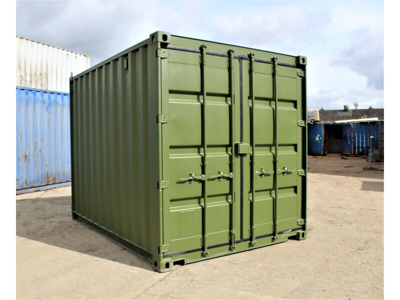 SHIPPING CONTAINERS 10ft Container - S2 Doors click to zoom image