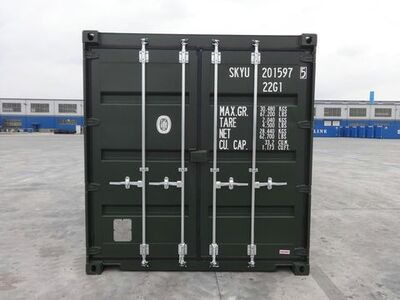 New 40ft Shipping Containers 40ft New ISO Container - S2 Doors click to zoom image