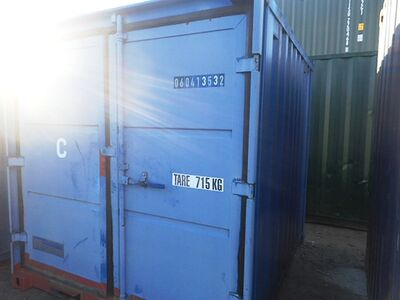 SHIPPING CONTAINERS 8ft S1 High Cube click to zoom image