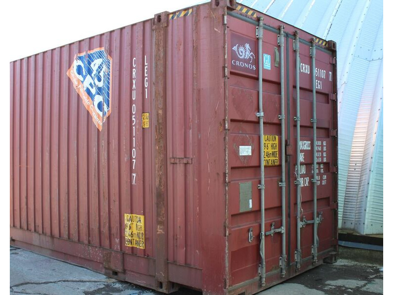 SHIPPING CONTAINERS 15ft Pallet Wide High Cube Container click to zoom image