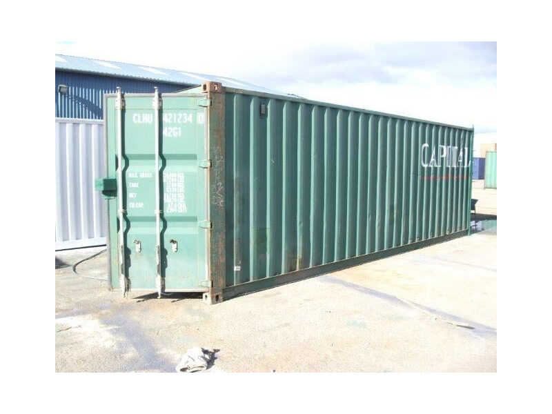 SHIPPING CONTAINERS 25ft Shipping Container ISO Doors click to zoom image