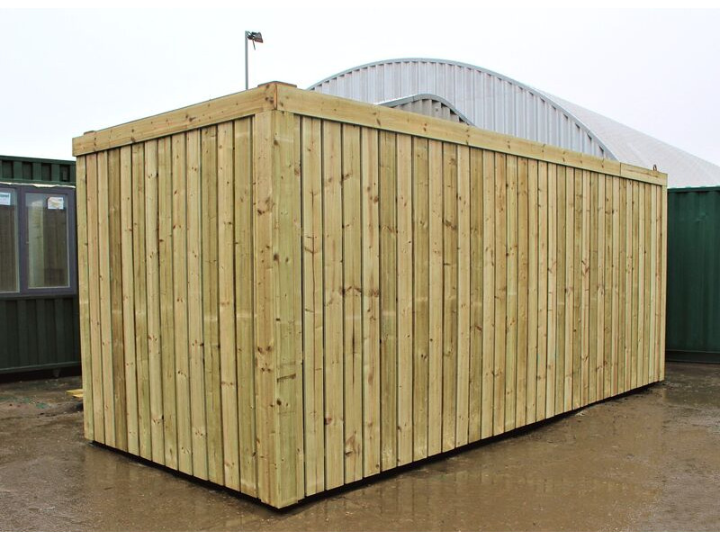 SHIPPING CONTAINERS 15ft used cladded container - Clean Cut CLU15 click to zoom image