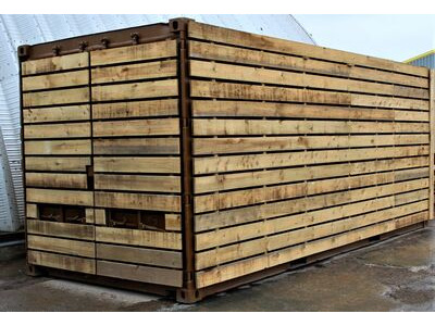 SHIPPING CONTAINERS 20ft used cladded container - Classic Rustic CLU20