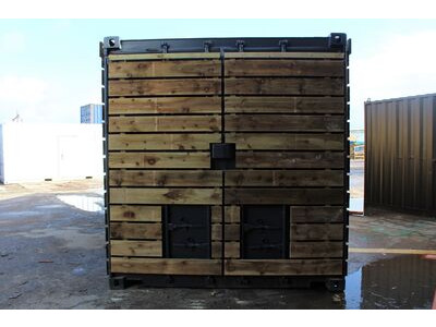 SHIPPING CONTAINERS 40ft once used cladded container - Classic Rustic CLO40