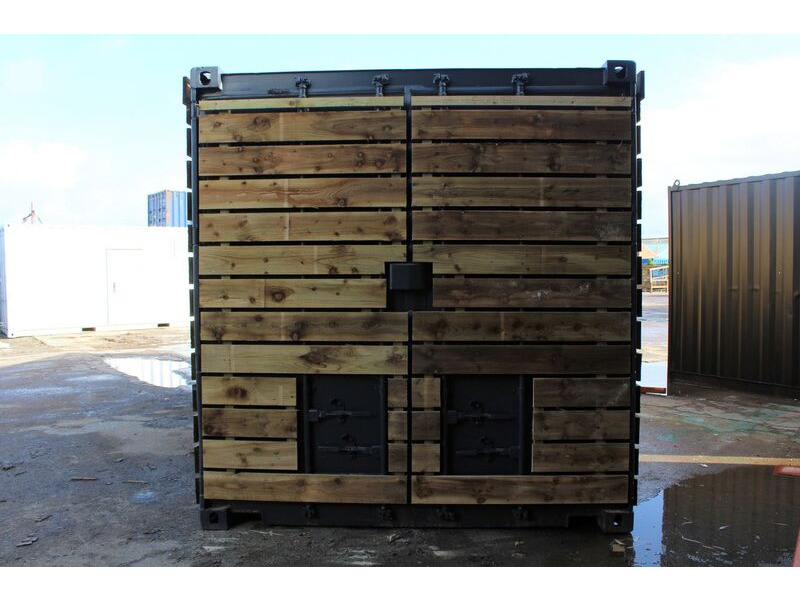 SHIPPING CONTAINERS 40ft once used cladded container - Classic Rustic CLO40 click to zoom image