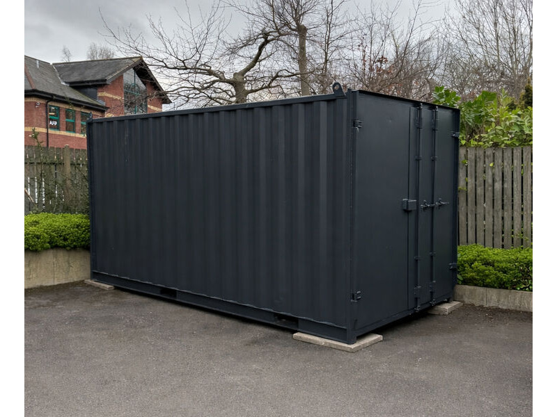SHIPPING CONTAINERS 15ft New Container - S3 Doors click to zoom image