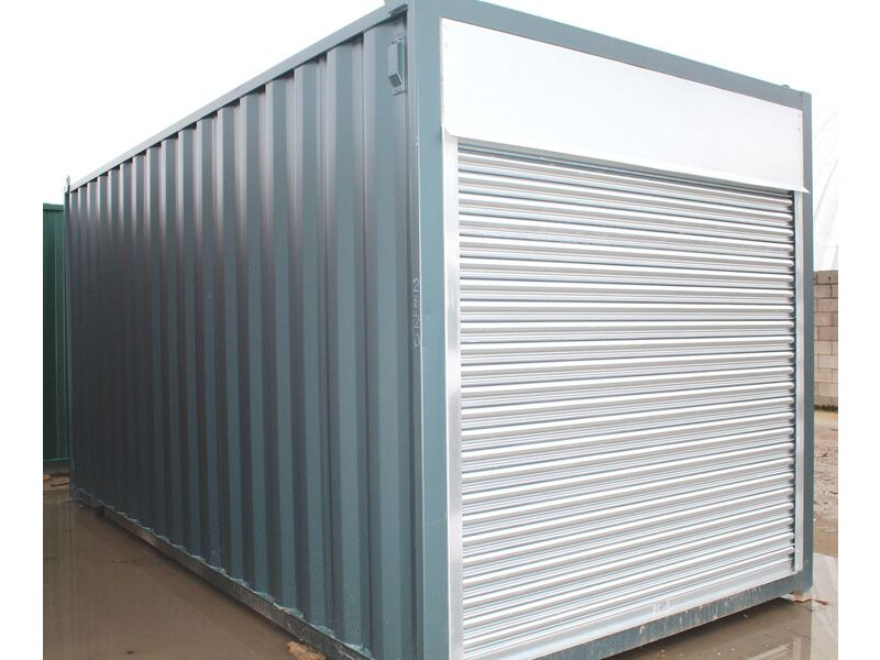 SHIPPING CONTAINERS 15ft Roller Shutter Door S4 click to zoom image