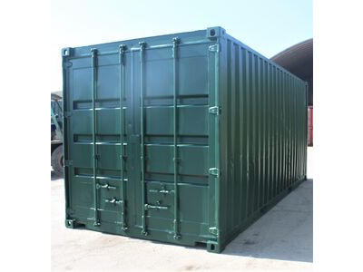 SHIPPING CONTAINERS DryBox 20 repainted green - OFFDB20G click to zoom image