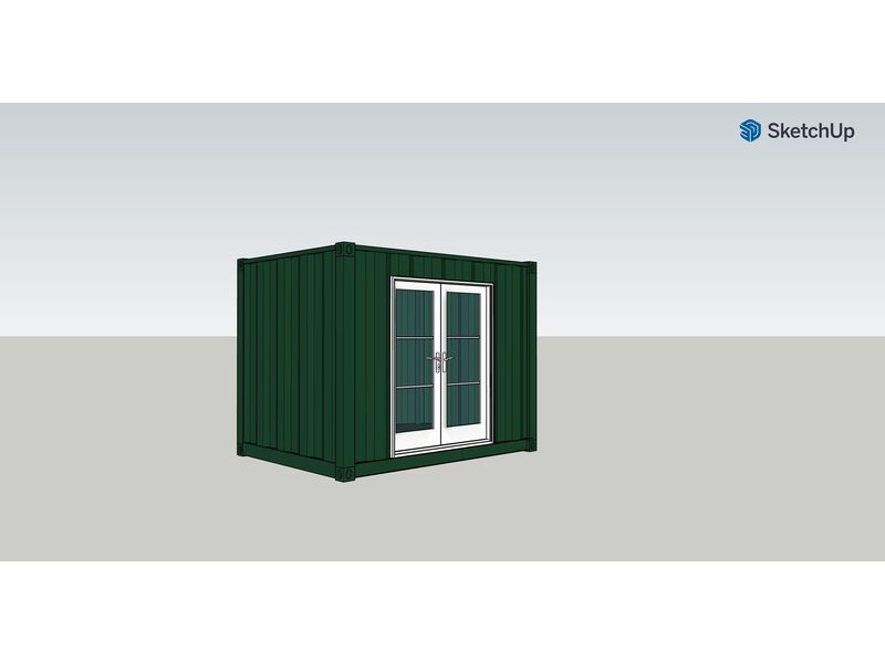 SHIPPING CONTAINERS 10ft Gymbox - Used click to zoom image