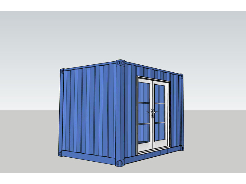SHIPPING CONTAINERS 10ft Gymbox - Once-Used click to zoom image