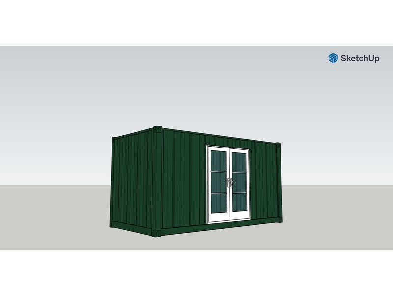 SHIPPING CONTAINERS 15ft GymBox - Used click to zoom image