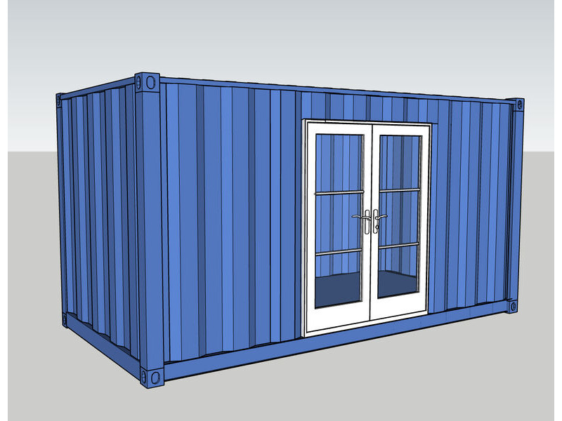 SHIPPING CONTAINERS 15ft GymBox - Once-Used click to zoom image